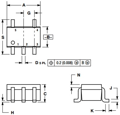NCP4588:200 mA CMOS NO CAP LDO Linea