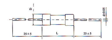 普通金属膜电阻器封装尺寸图