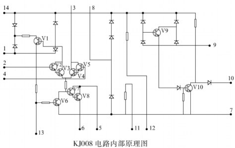 KJ008 可控硅移相电路内部原理图