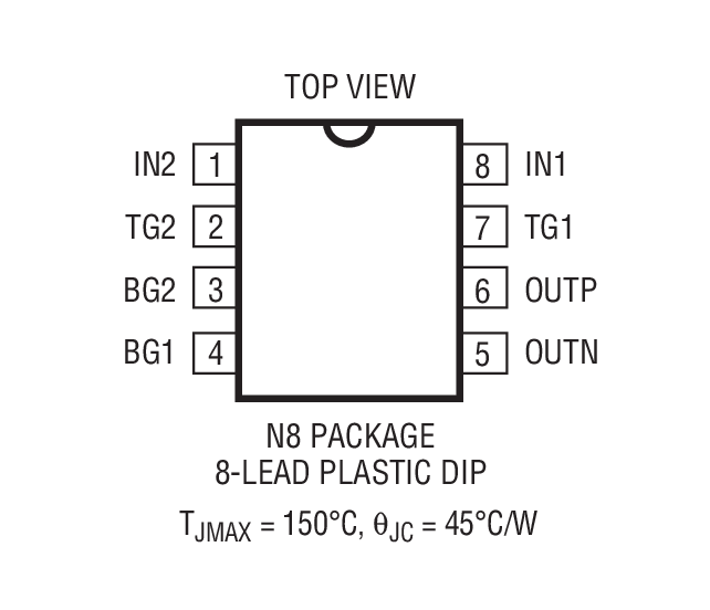 LT4320 Package Drawing