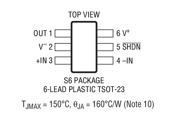 LT6200 Package Drawing