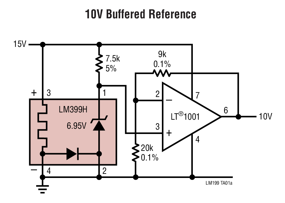 LM399 Typical Application