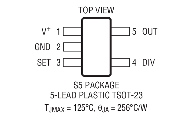 LTC1799 Package Drawing
