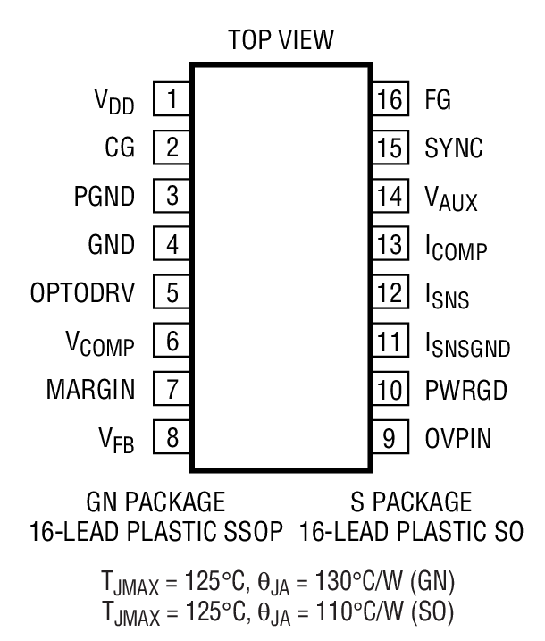 LTC1698 Package Drawing