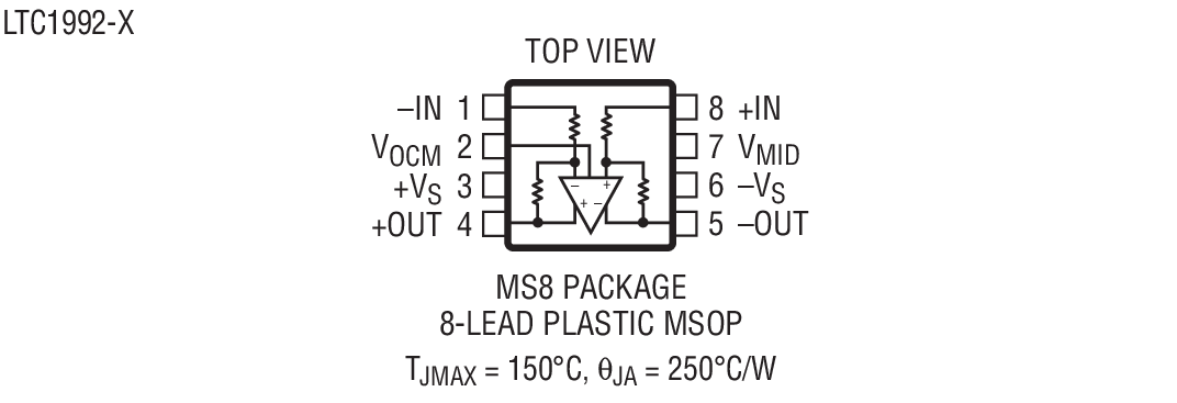 LTC1992 Package Drawing