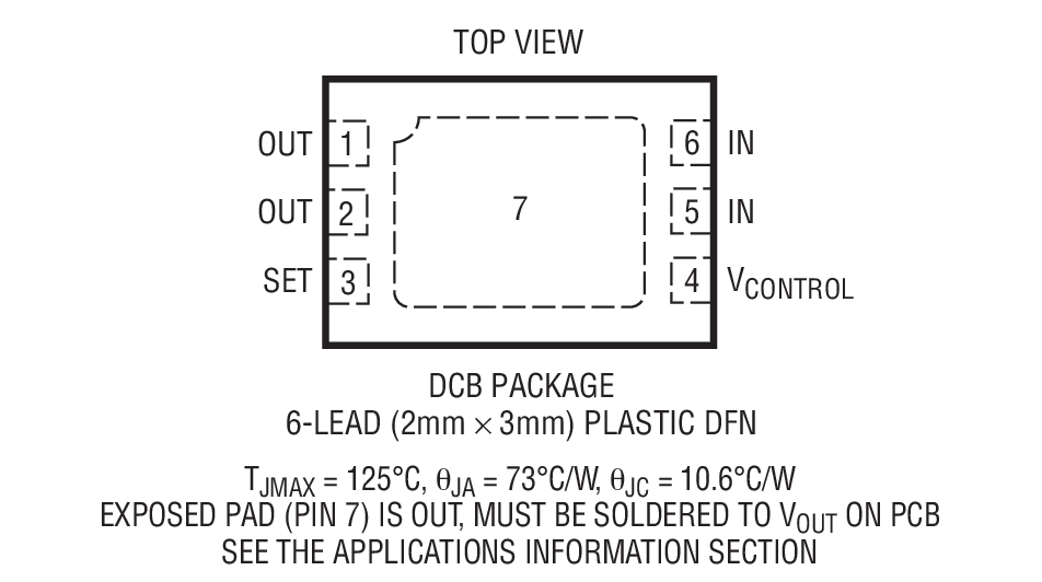 LT3085 Package Drawing