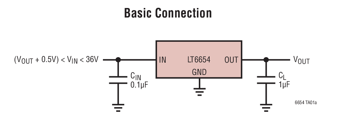 LT6654 Typical Application