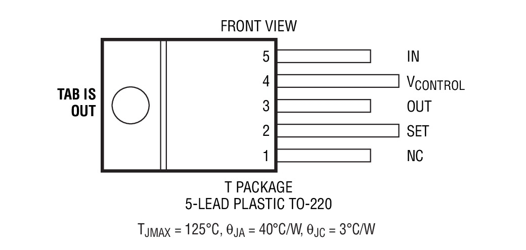LT3080 Package Drawing