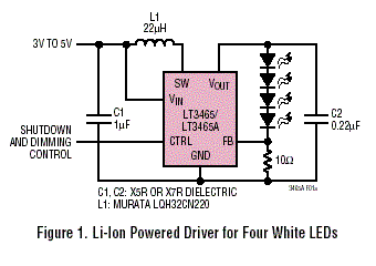 LT3465 典型应用