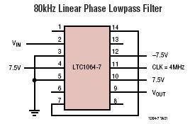 LTC1064-7 典型应用