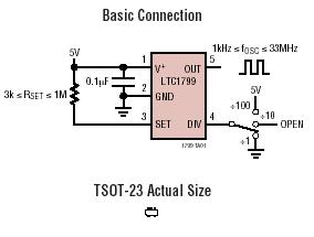 LTC1799 典型应用