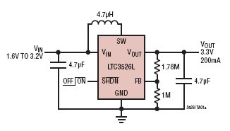 LTC3526L 典型应用