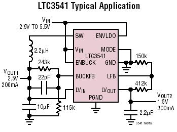 LTC3541 典型应用