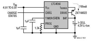 LTC4056-4.2 典型应用