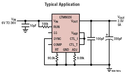 LTM8026 典型应用