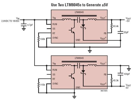 LTM8045 典型应用