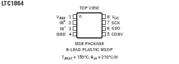 Linear Technology LTC2400IS8#PBF 8-Pin SOIC 24-bit Serial ADC 