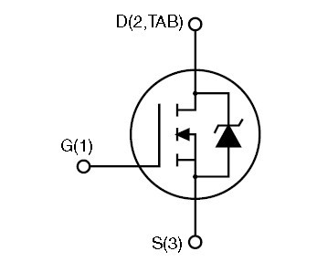 STD18N55M5 功能框图