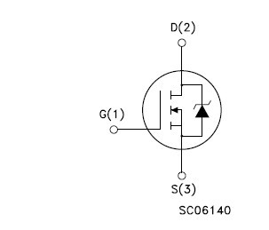 STP200NF04L 功能框图