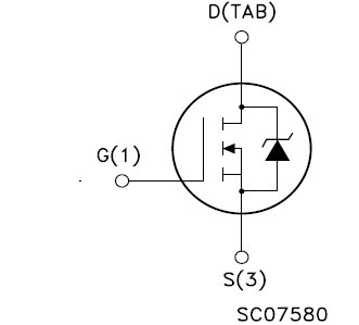 STP22NF03L 功能框图