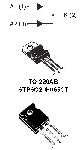 STPSC20H065C 功能框图