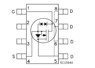 STS1NK60Z 功能框图