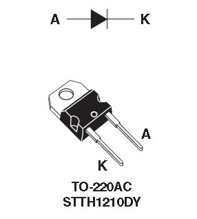 STTH1210-Y 功能框图