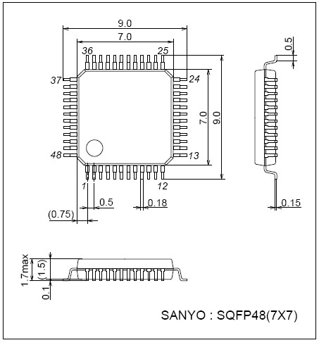 LC75836W:1\/4 Duty LCD Display Driver_BDT