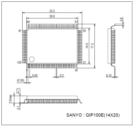 LC79401KNE:Dot-Matrix LCD Driver_BDTIC代