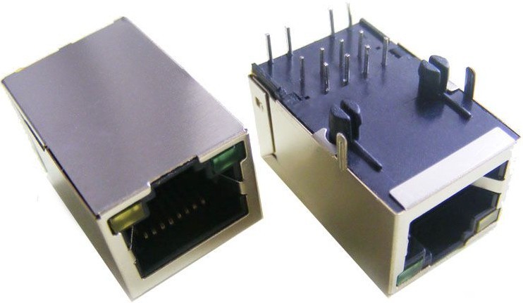 RJ45 网络接口插座(集成滤波器)10￥/PCS