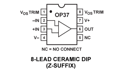 op37s: aerospace low noise precision high speed op amp - bdtic