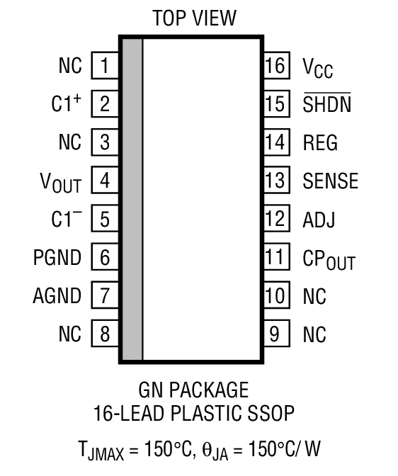 LTC1550 Package Drawing