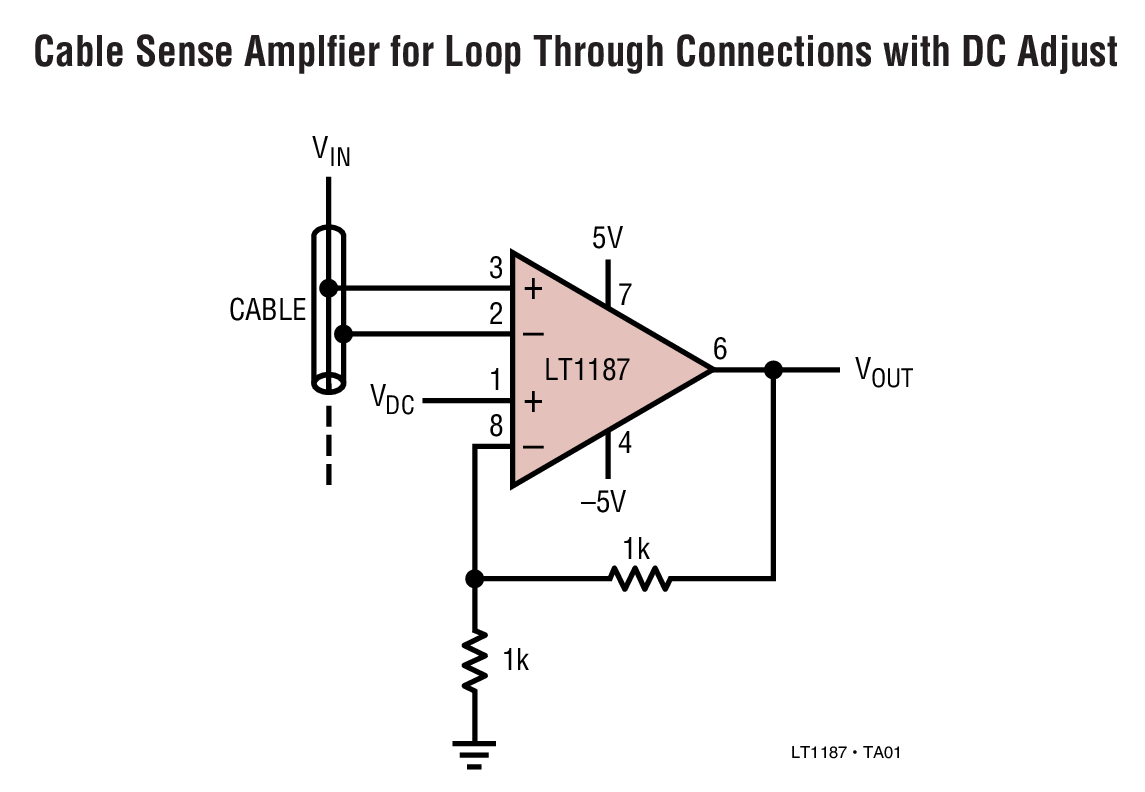 LT1187Typical Application LT1187 Typical Application