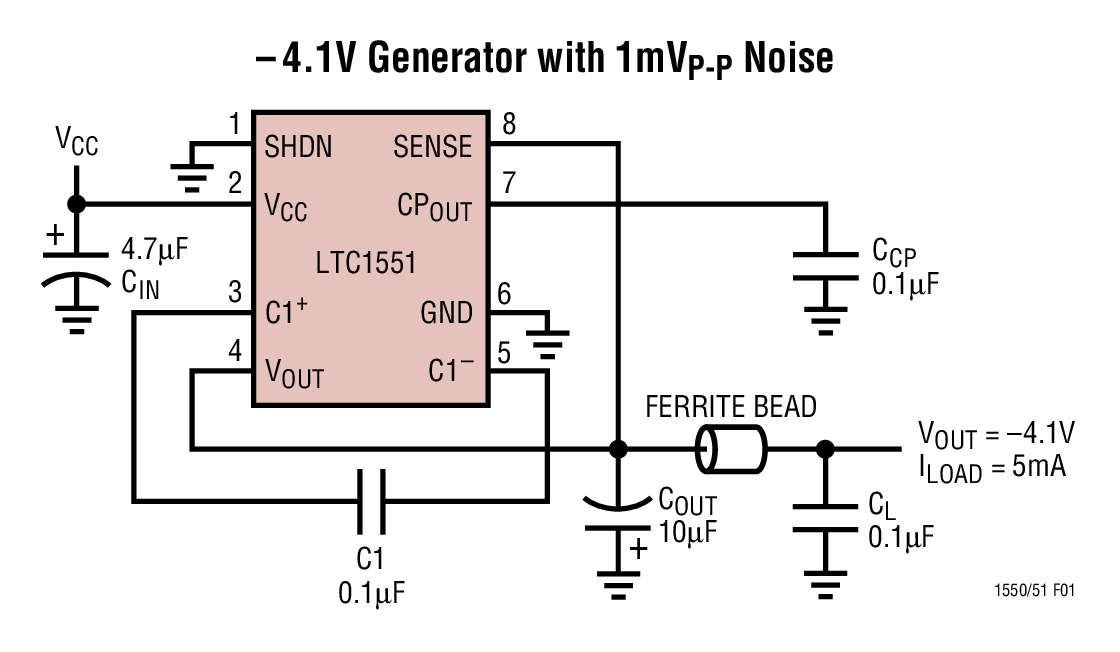 LTC1550 Typical Application