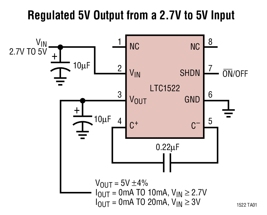 LTC1522 Typical Application