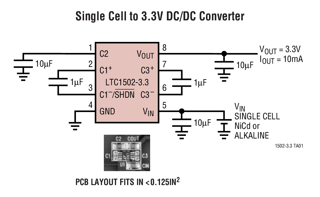LTC1502-3.3 Typical Application