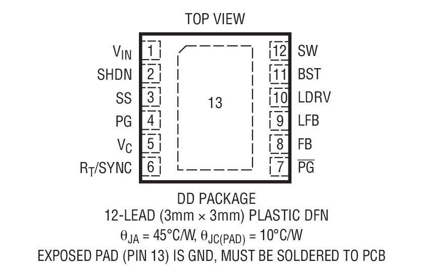 LT1939 Package Drawing