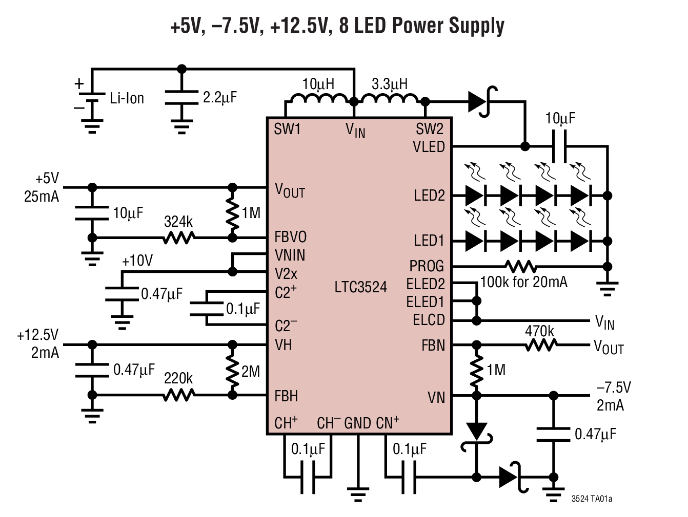 LTC3524 Typical Application
