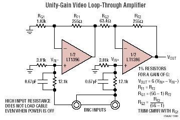 LT1397 典型应用