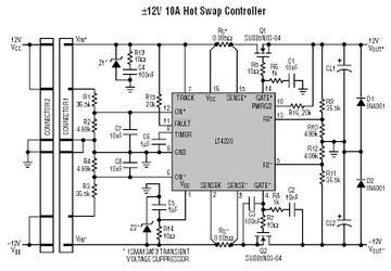 LT4220 典型应用