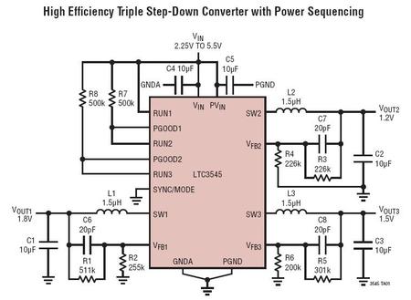 LTC3545 典型应用