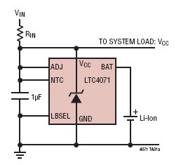 LTC4071 典型应用