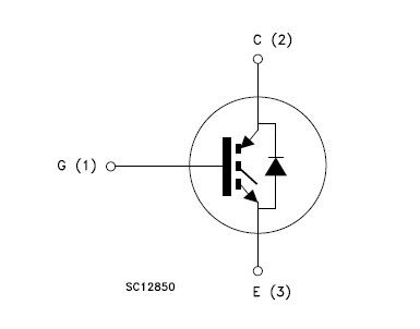 STGWA40N120KD 功能框图
