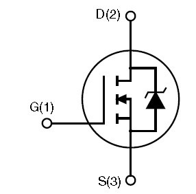 STX18NM80 功能框图