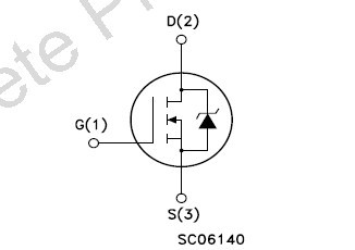 STx45NF06 功能框图