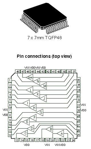 TSL1014 功能框图