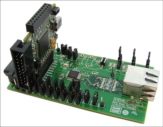 STEVAL-PCC010V2 Ethernet with ST802RT1A and STM32F207 demonstration ...